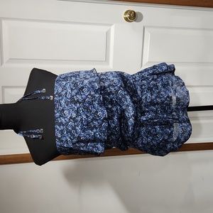 Blue Floral Tank Top